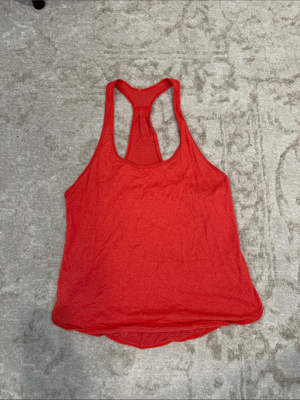 lululemon athletica Red Racerback Tank Top